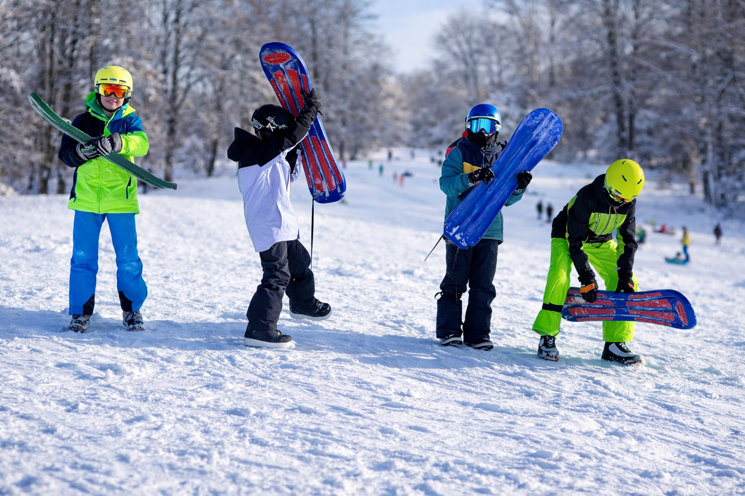 Sicherheit am Rodelhügel: Worauf Eltern achten sollten und warum leichte Boards Vorteile bieten